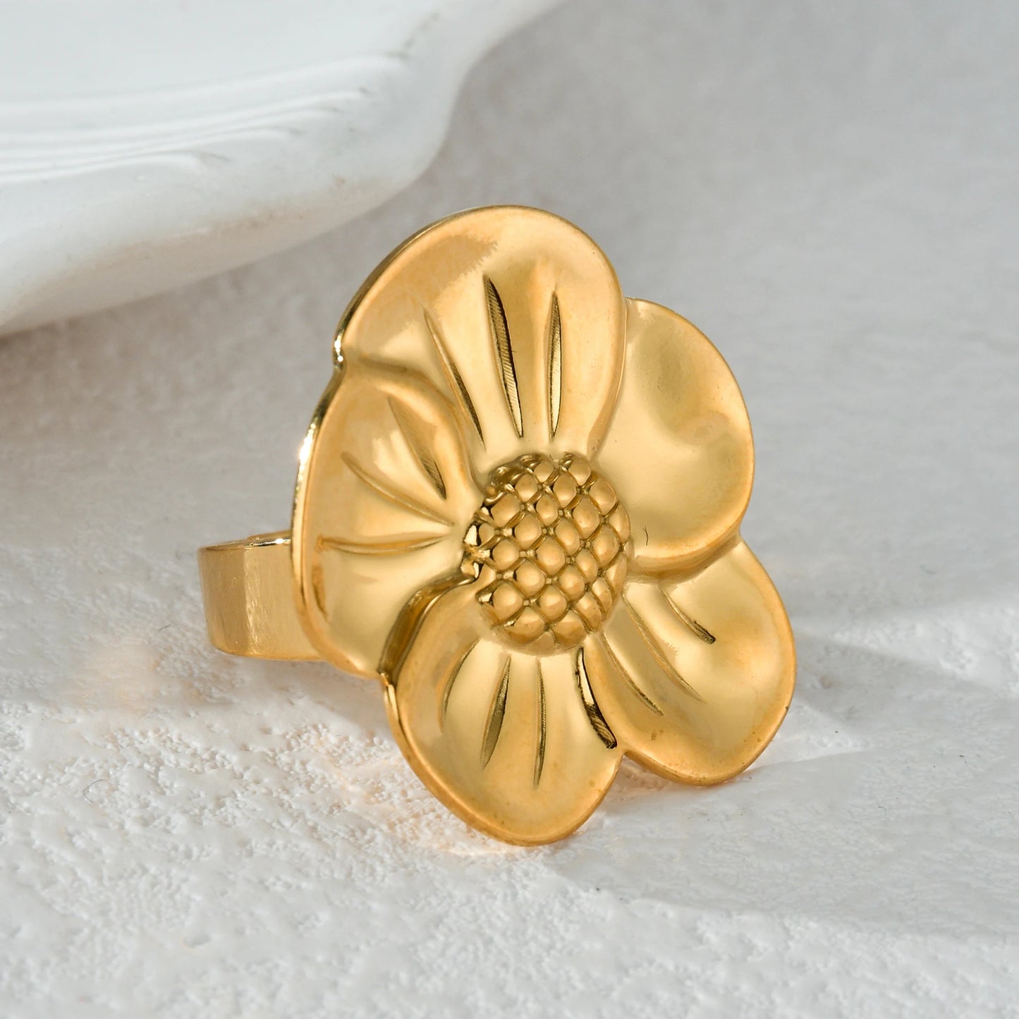Bague argent et doré