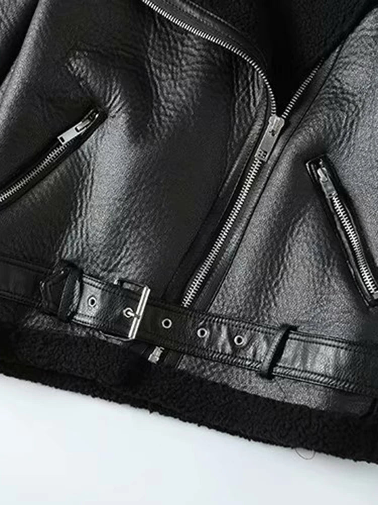 Manteaux femmes simili cuir