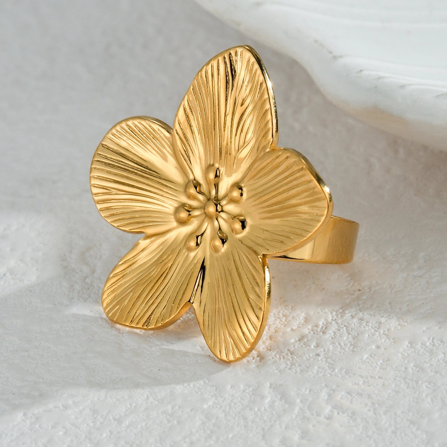 Bague argent et doré