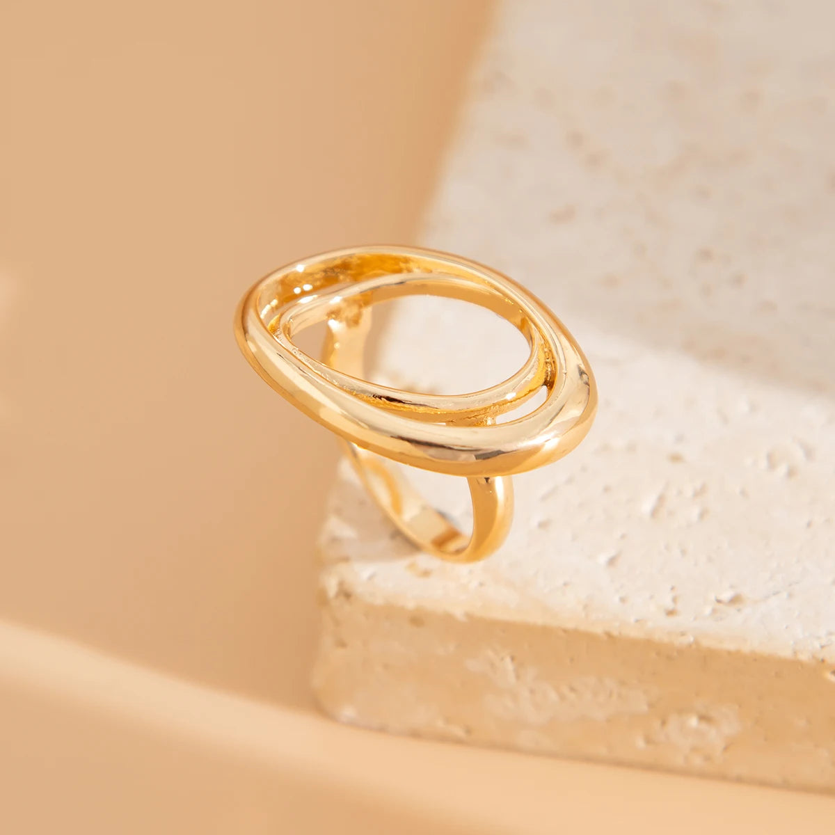 Bague argent et doré