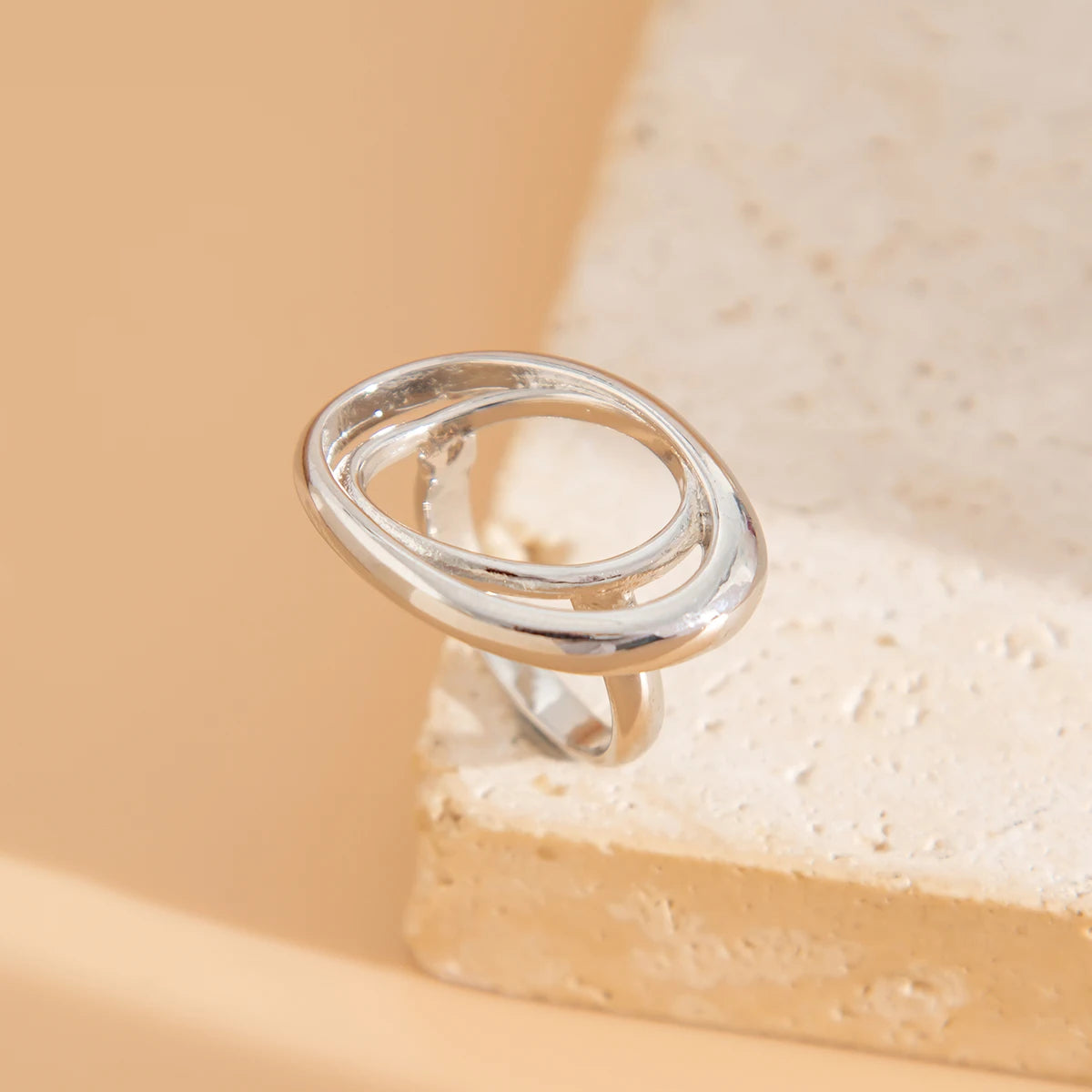 Bague argent et doré